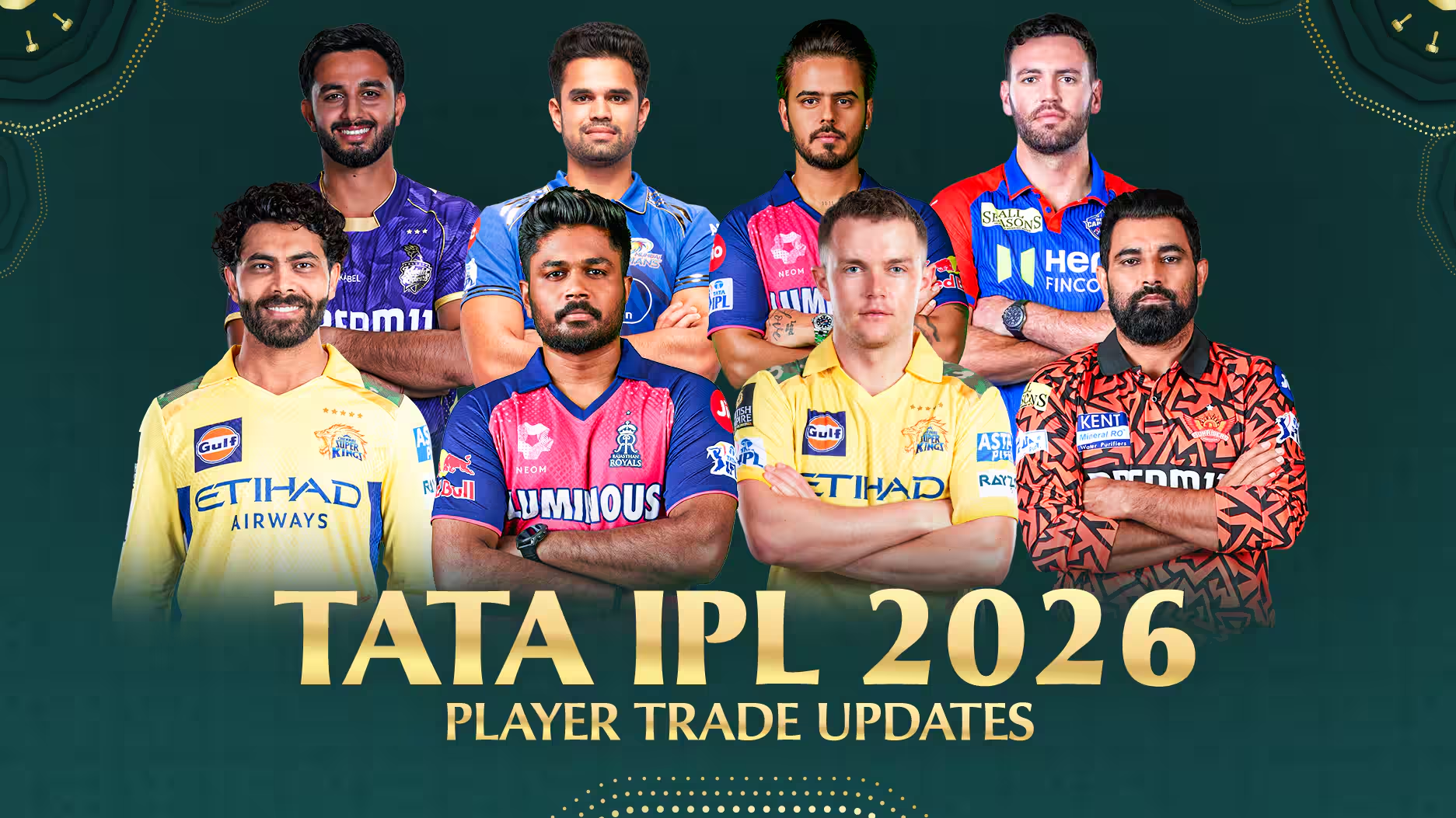 IPL 2026 all teams and captains - AmbaniClub365